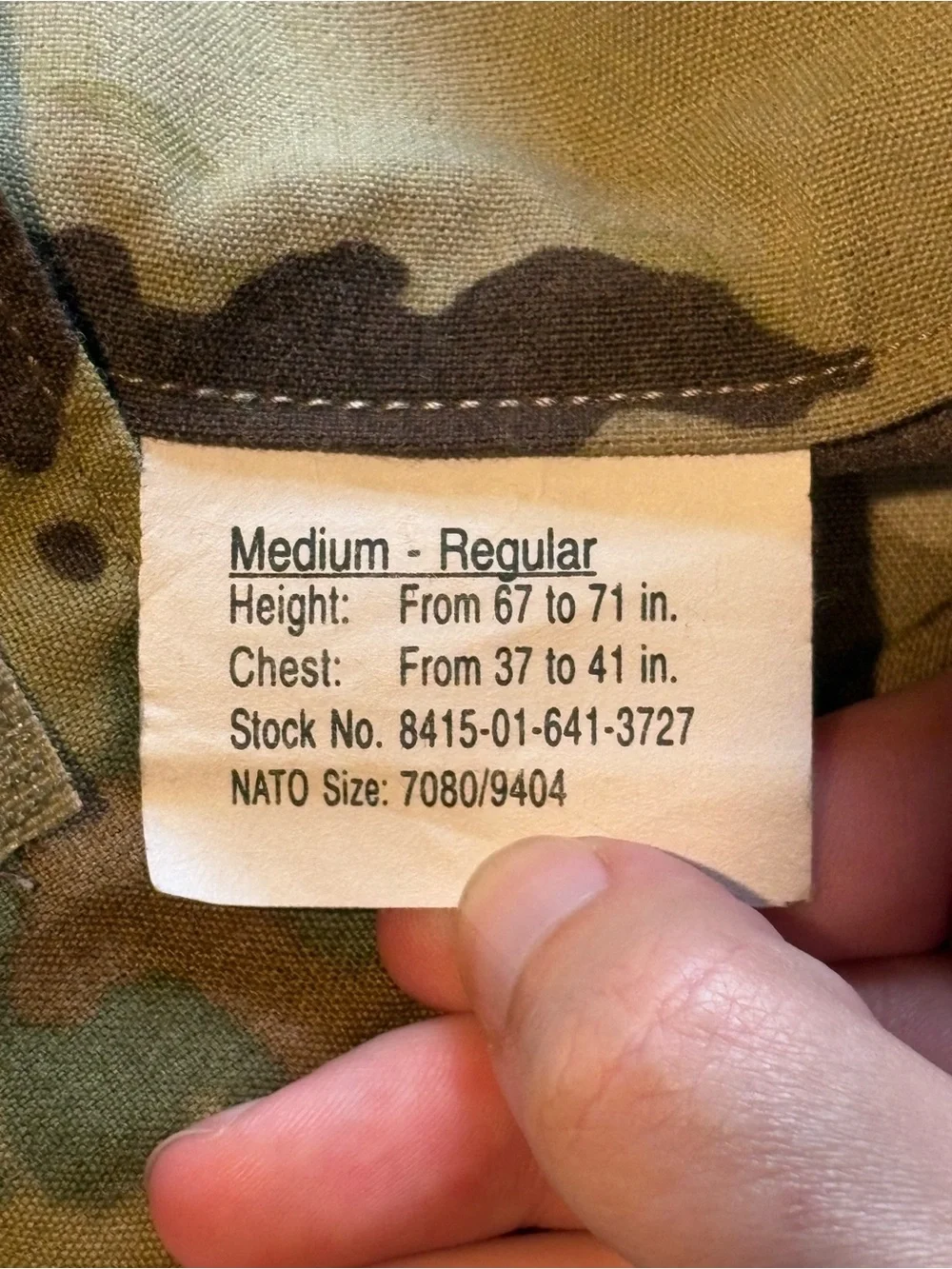 US Military Army Aircrew Combat Coat